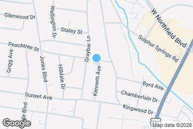 Map image of the property - 1623 Kenneth Ave