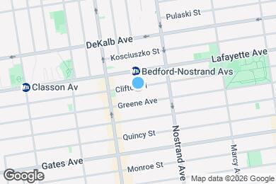 Map image of the property - 280 Clifton Pl