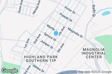 Map image of the property - 2406 4th Ave