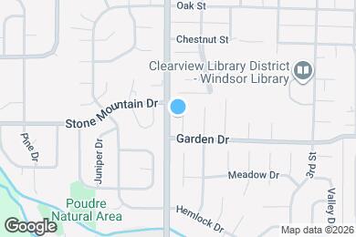 Map image of the property - 910 Foothills Ct