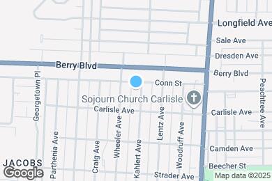 Map image of the property - 3506 Kahlert Ave