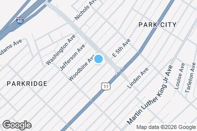 Map image of the property - 2559 E 5th Ave