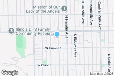 Map image of the property - 736 N Avers Ave