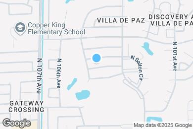 Map image of the property - 10414 W Calle De Plata
