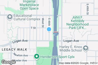 Map image of the property - 732 S 46th St