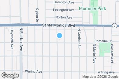 Map image of the property - 1010 N Stanley Ave