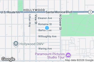Map image of the property - 6002 Barton Ave