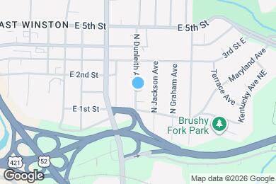Map image of the property - 119 N Dunleith Ave