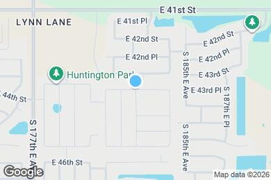 Map image of the property - 13313 E 43rd Pl S