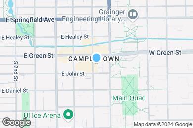 Map image of the property - The Dean Campustown