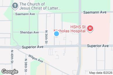Map image of the property - 1529 N 35th St