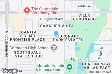 Map image of the property - 7519 E Princeton Ave