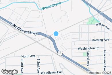 Map image of the property - 1110 Evergreen Ave