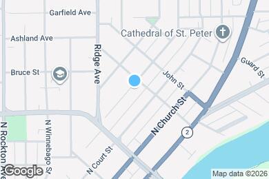 Map image of the property - 975 Grant Ave