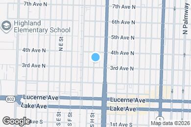 Map image of the property - 308 N H ST