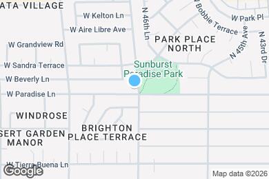 Map image of the property - 4702 W Paradise Ln