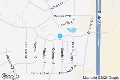 Map image of the property - 4918 Souris St