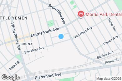 Map image of the property - 853 Van Nest Ave