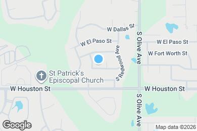 Map image of the property - 3828 W Galveston St