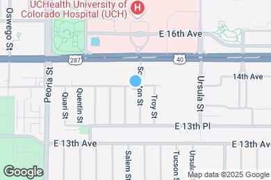 Map image of the property - 1399 Scranton St