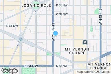 Map image of the property - 1011 M St NW