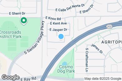 Map image of the property - 2528 E Sheffield Ave