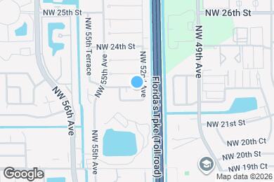 Map image of the property - 5210 NW 22nd St