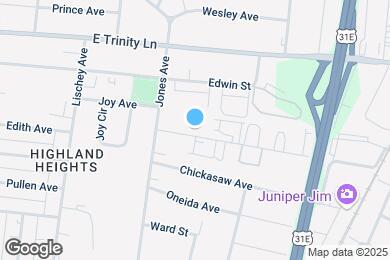 Map image of the property - 801 Cherokee Ave