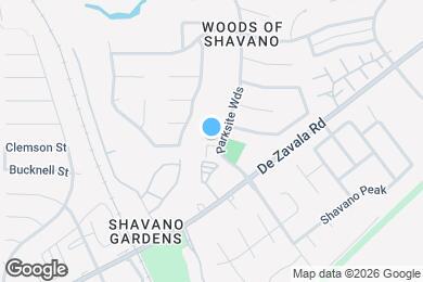 Map image of the property - 13815 Parksite Woods