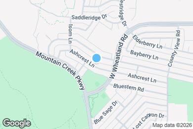 Map image of the property - 7525 Ashcrest Ln