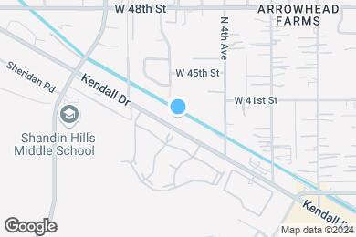 Map image of the property - Kendall Brook Apartments