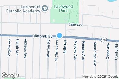 Map image of the property - 14617 Clifton Blvd
