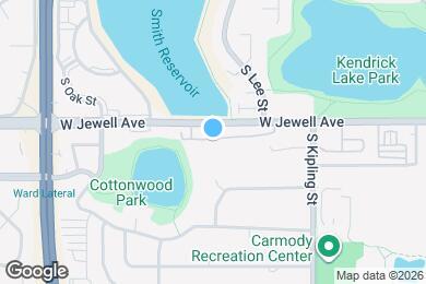 Map image of the property - 10380 W Jewell Ave