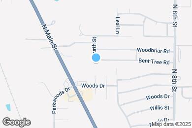 Map image of the property - 400 Bent Tree Rd