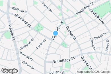 Map image of the property - 54 Blue Hill Ave