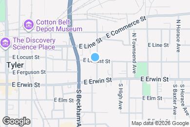 Map image of the property - 725 E Locust St