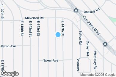 Map image of the property - 3321 E 146th St