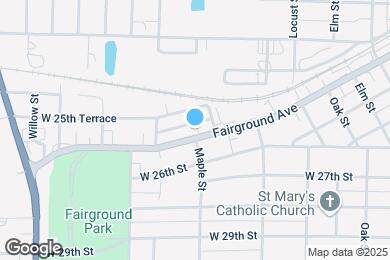 Map image of the property - 606 Fairground Ave
