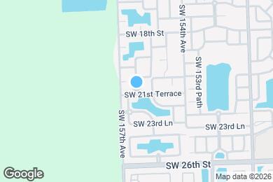 Map image of the property - 15551 SW 21st Terrace