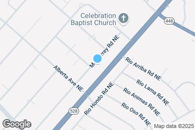Map image of the property - 832 Monterrey Rd NE