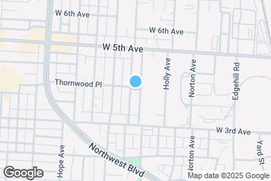 Map image of the property - 1348 Eastview Ave