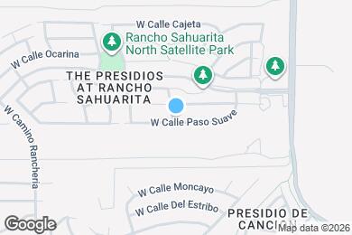 Map image of the property - 342 W Calle Paso Suave