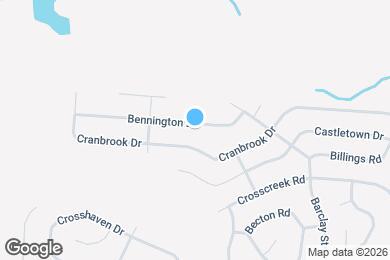 Map image of the property - 2718 Bennington Dr
