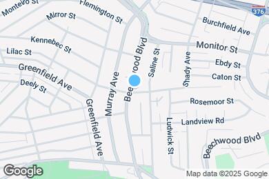 Map image of the property - 3514 Beechwood Blvd