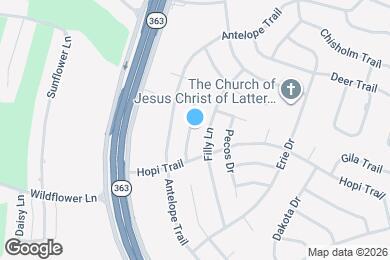 Map image of the property - 701 Brazos Dr
