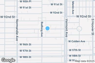 Map image of the property - 1126 W 94th St
