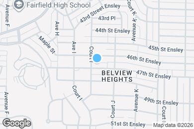 Map image of the property - 940 47th St Ensley