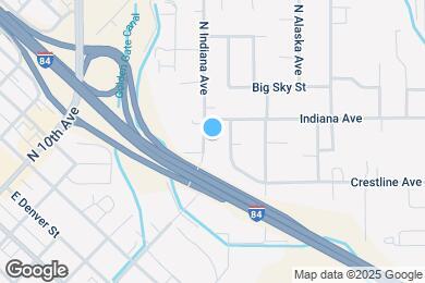 Map image of the property - 115 S Indiana Ave