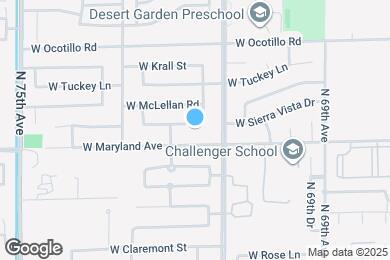Map image of the property - 7121 W Sierra Vista Dr