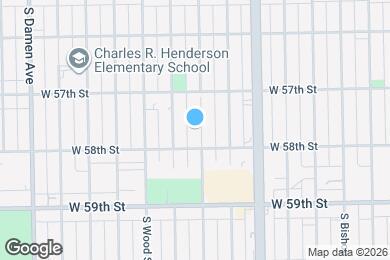 Map image of the property - 5738 S Paulina St